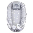 coussin cocon réducteur de lit bébé Modèle Gris Démo