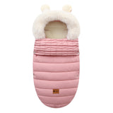 Chancelière Bébé Hiver Imperméable en Coton Couleur Rose
