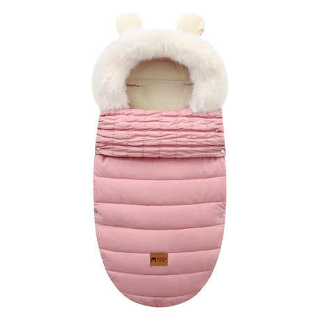 Chancelière Bébé Hiver Imperméable en Coton Couleur Rose