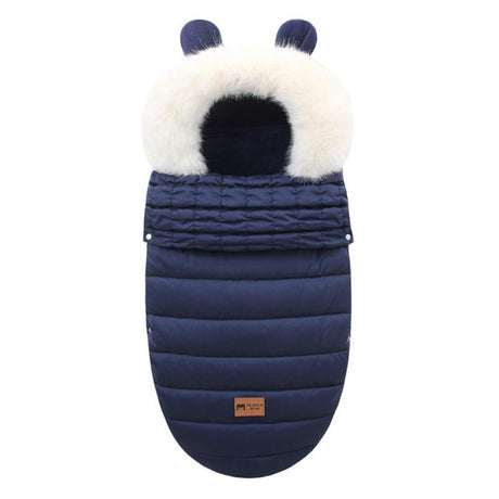 Chancelière Bébé Hiver Imperméable Bleu Marine 