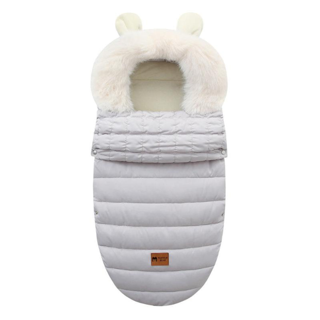 Chancelière Bébé Hiver Imperméable en Coton Couleur gris