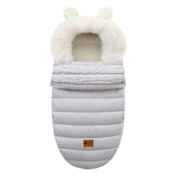 Chancelière Bébé Hiver Imperméable en Coton Couleur gris
