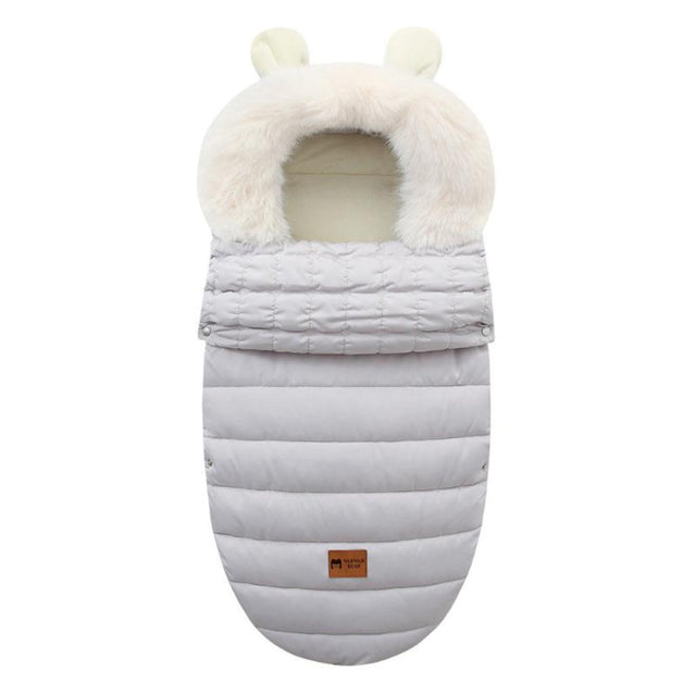 Chancelière Bébé Hiver Imperméable en Coton Couleur gris