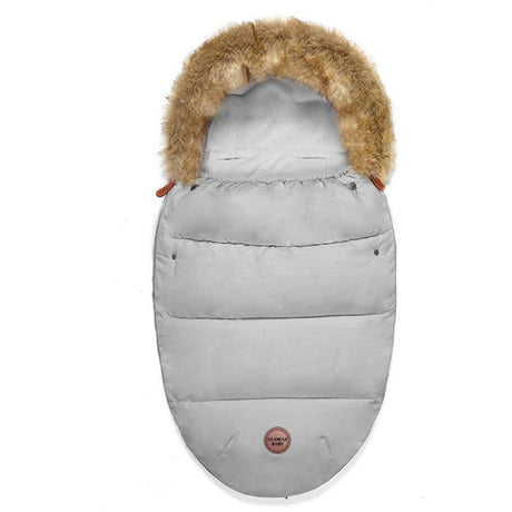 Chancelière cocon bébé en flanelle confortable grise
