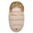 Chancelière cocon bébé en flanelle confortable beige