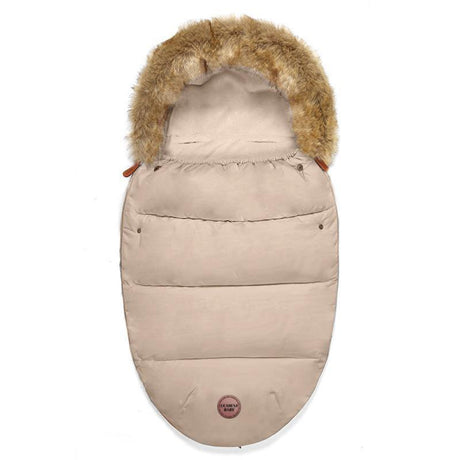 Chancelière cocon bébé en flanelle confortable beige