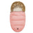 Chancelière cocon bébé en flanelle confortable Rose
