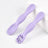 Cuillère apprentissage bébé souple en silicone Pourpre
