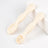 Cuillère apprentissage bébé souple en silicone Beige