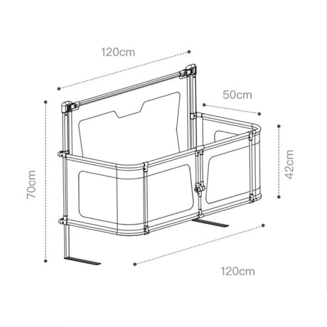 Dimensions du lit cododo 