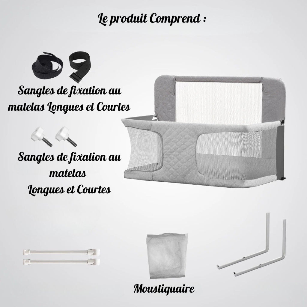 Package du Produit lit cododo et barrière sécurité enfant
