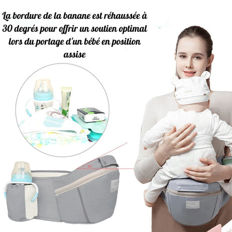 Bordure sur élevé pour porter bébé en siège