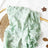 Maxi Lange bébé 120*110cm Modèle vert Menthe1