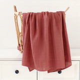 Lange bébé Couverture emmaillotage Terracotta