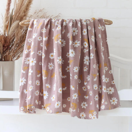 Lange bébé Couverture emmaillotage Marron à leur