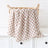 Lange bébé Couverture emmaillotage Damier Marron