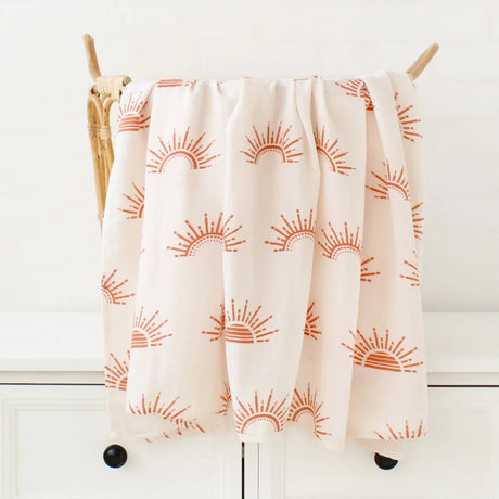 Lange bébé Couverture emmaillotage demi soleil