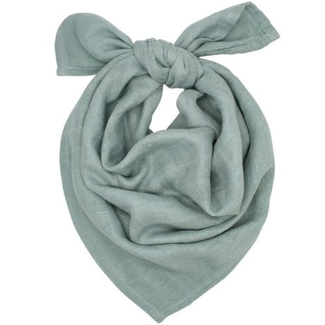 Lange bébé gaze de coton bavoir Vert clair