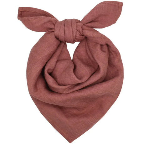 Lange bébé gaze de coton bavoir Rouge Vin