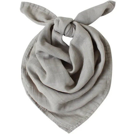 Lange bébé gaze de coton bavoir Gris