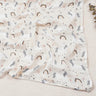 Lange bébé 120*110cm Modèle blanc et motif