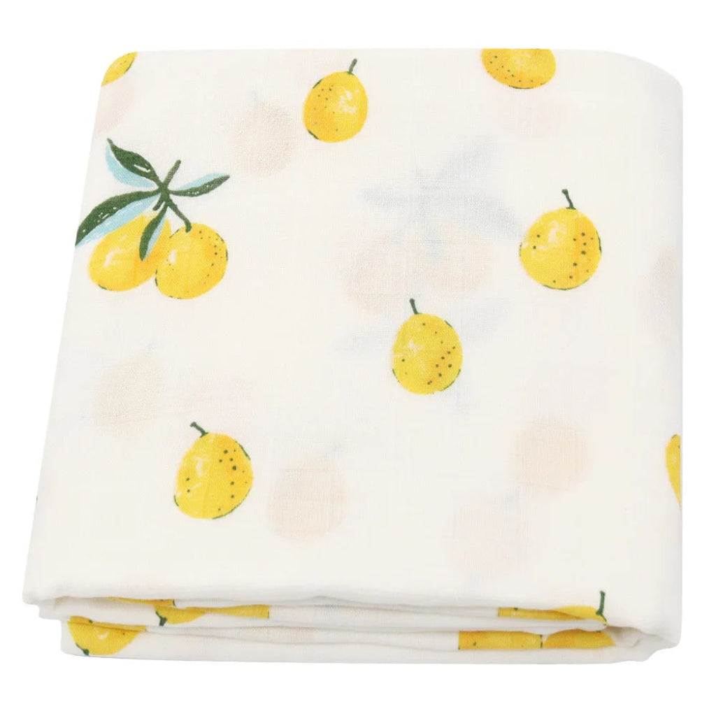 Maxi Lange bébé 120x120cm Modèle  gros citron