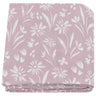 Maxi Lange bébé 120x120cm Modèle FLeuri Rose