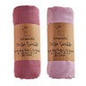 Lot de 2 Maxi Langes bébé uni Rose