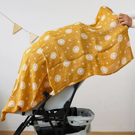 Lot de 3 maxi langes bébé  Couverture poussette