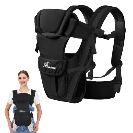 porte bebe physiologique compacte et léger Noir