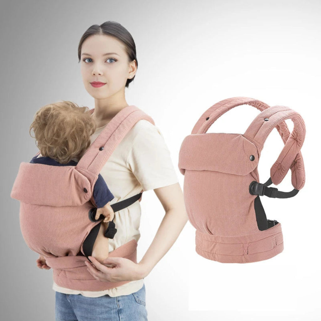 Porte bébé physiologique en velours