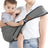 Porte bébé hanche Porte bébé sur le côté Gris clair