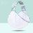 Porte bébé hanche Portage hamac Blanc et vert Turquoise