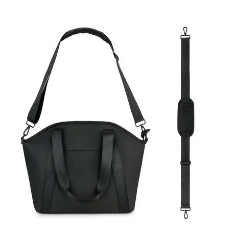Sac a langer poussette noir impermeable hanse accroche poussette