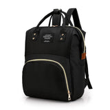 Sac à dos à langer grande capacité Noir