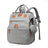 Sac à dos à langer Lit bébé Gris