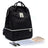Sac à dos à langer avec matelas, poche isotherme Noir