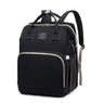 Sac à dos à langer lit nomade intégré Noir