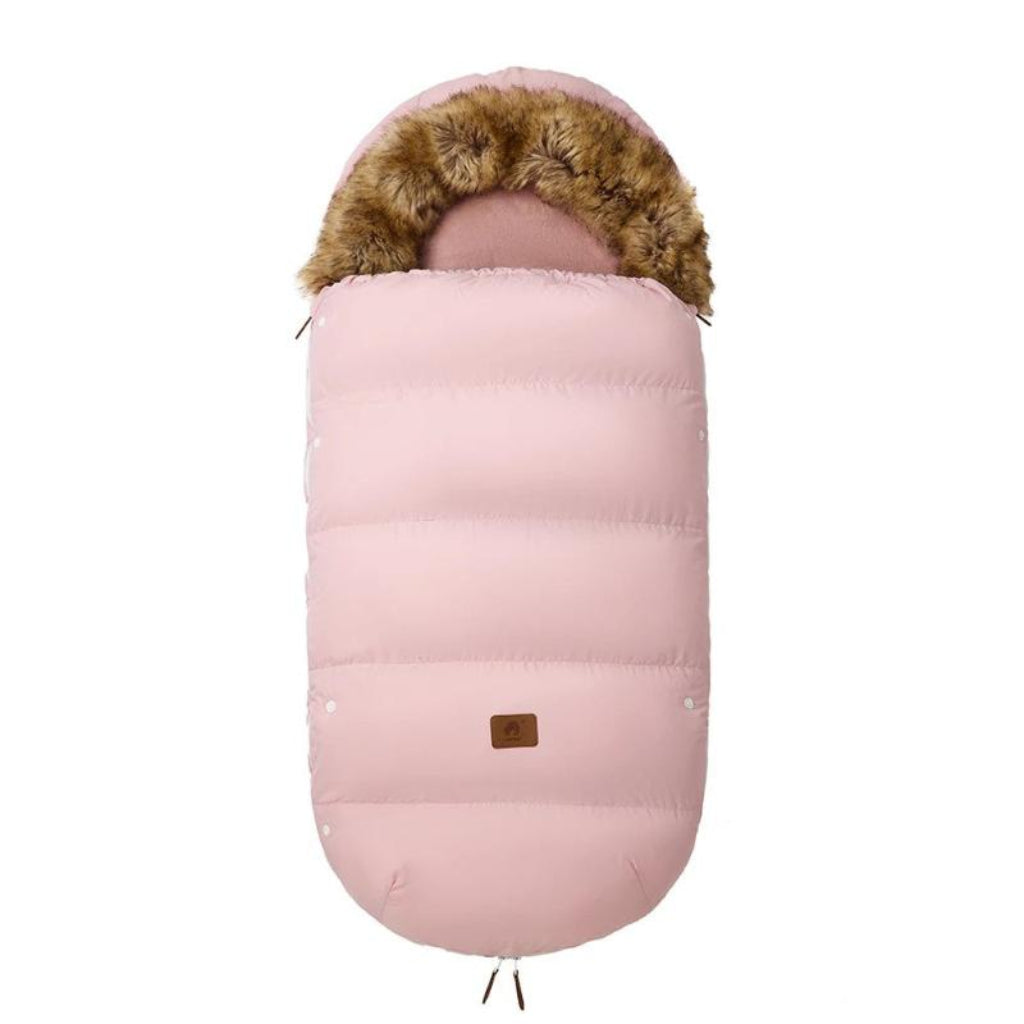 Chancelière poussette chaude épaisse pour hiver Rose