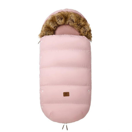 Chancelière poussette chaude épaisse pour hiver Rose