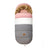 Chancelière poussette chaude pour hiver Rose Blanc gris