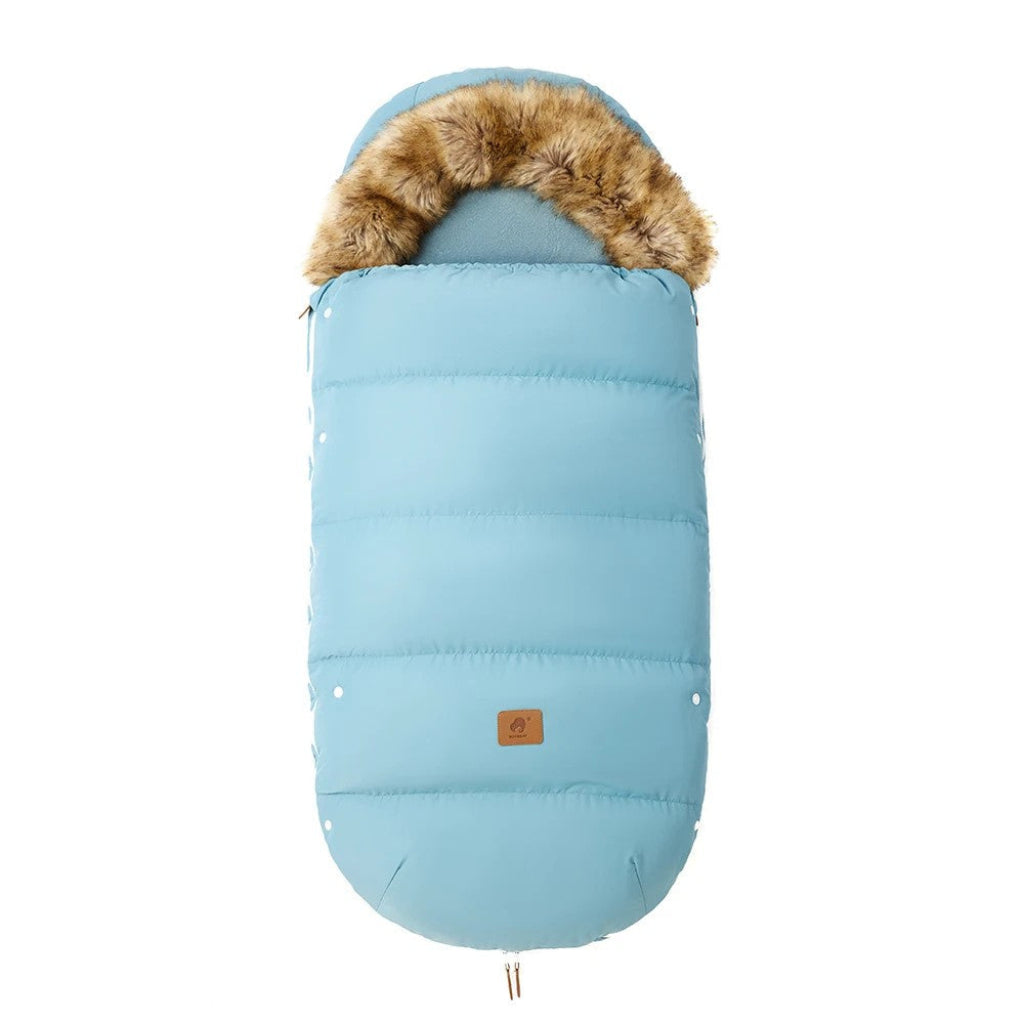 Chancelière poussette chaude pour hiver Bleu