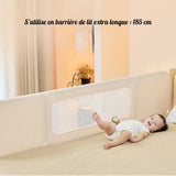 cododo bébé barrière de lit extra longue
