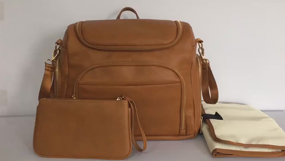 sac a langer en cuir PU
