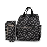 sac a langer avec tapis et pochette isotherme Noir