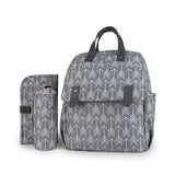 sac a langer avec tapis et pochette isotherme Gris