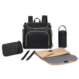 sac a langer en cuir PU Noir