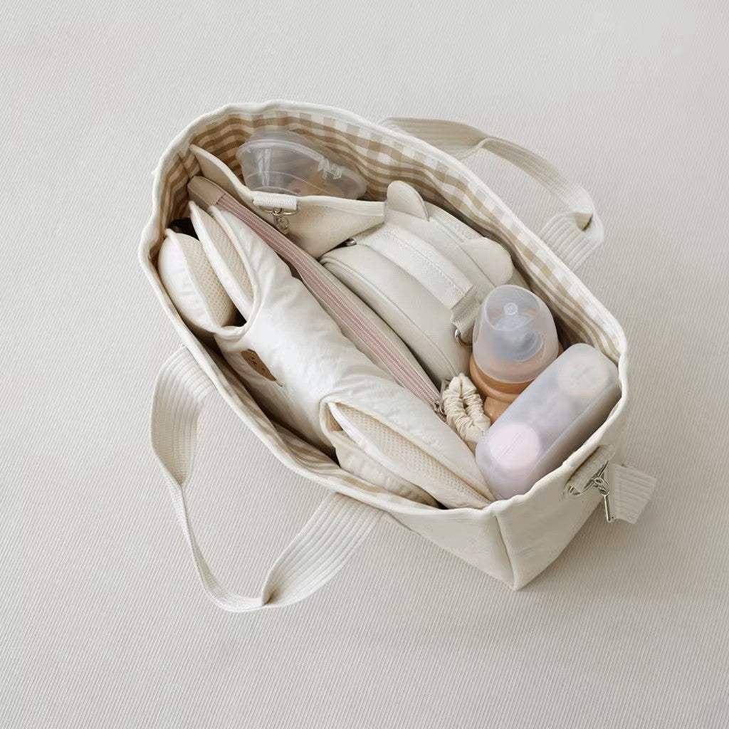 sac à langer en toile avec cordon ajustable contenance