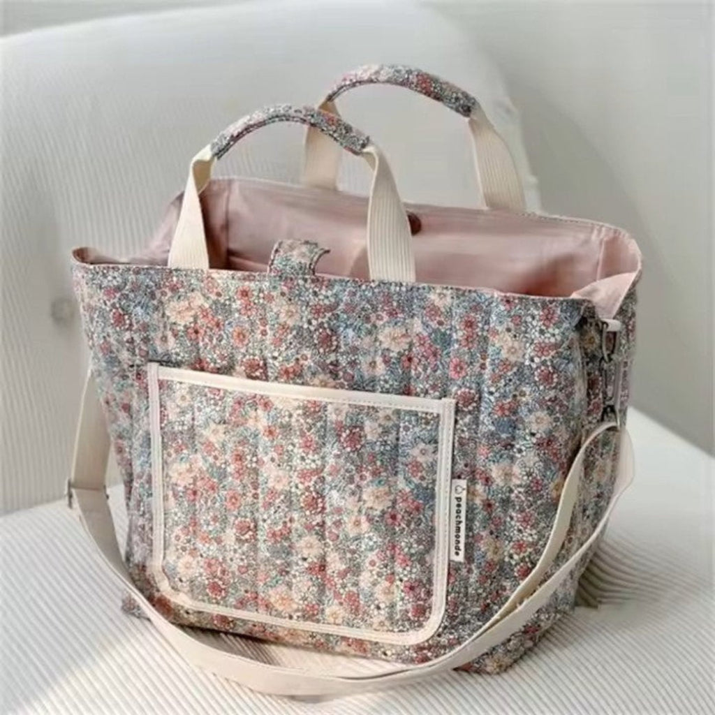 Sac à langer avec rangement optimisé présentation