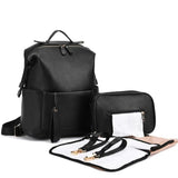 Sac à langer sac à dos – capacité XL noir